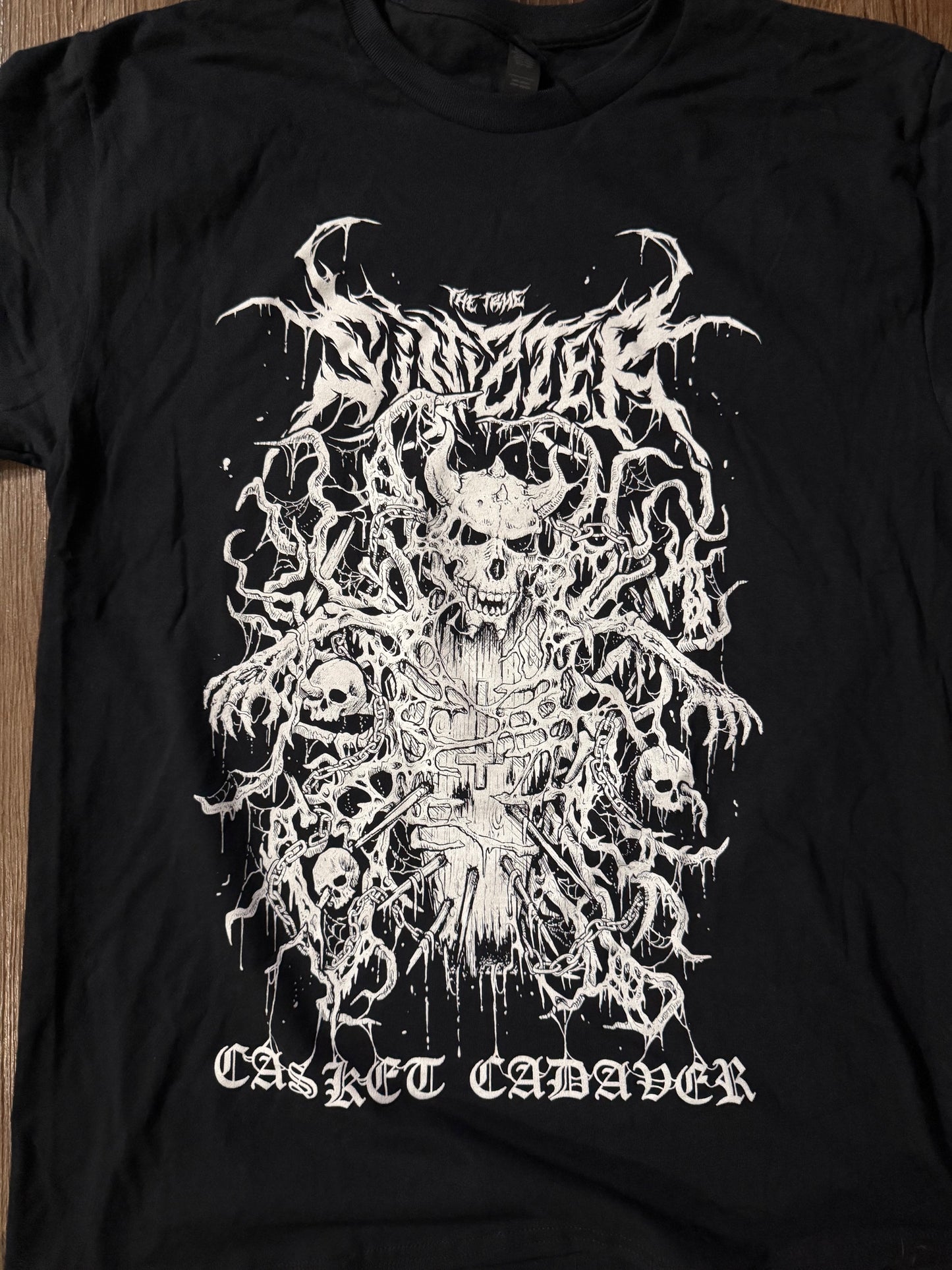 Sinizter CASKET CADAVER Short Sleeve Shirt