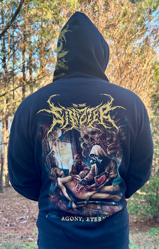 Sinizter AGONY, ETERNAL Pull-Over Hoodie 5-Sided Print *LIMITED*