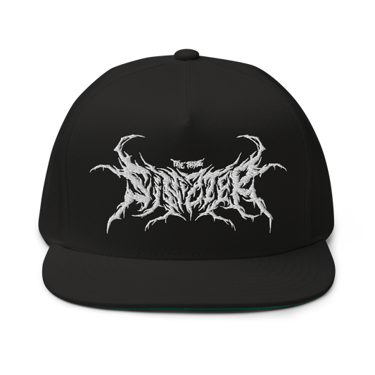 Sinizter Logo Flat Bill Snapback (Embroidered)